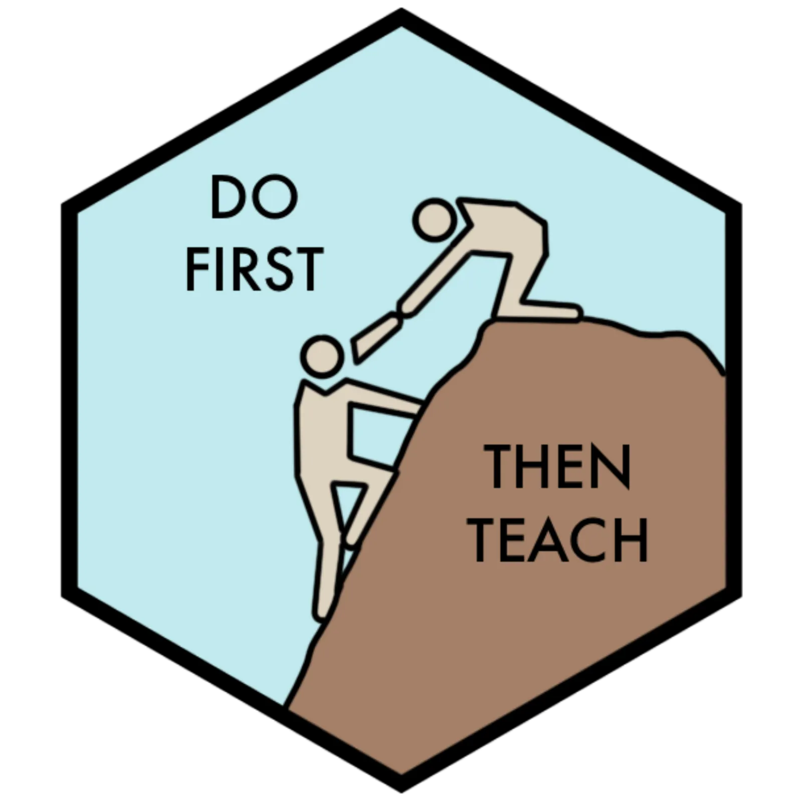 Illustration by Mikayla: Do first, then teach