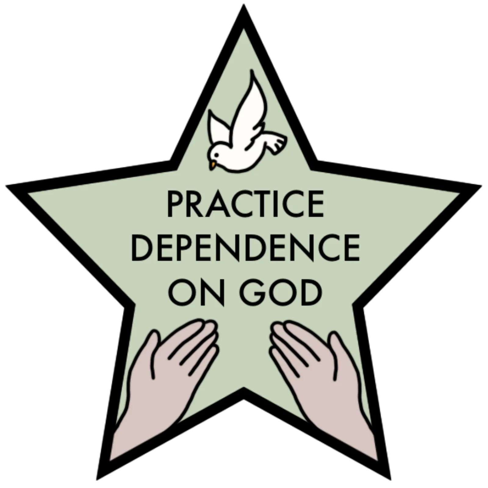 Illustration by Mikayla: Practice dependence on God