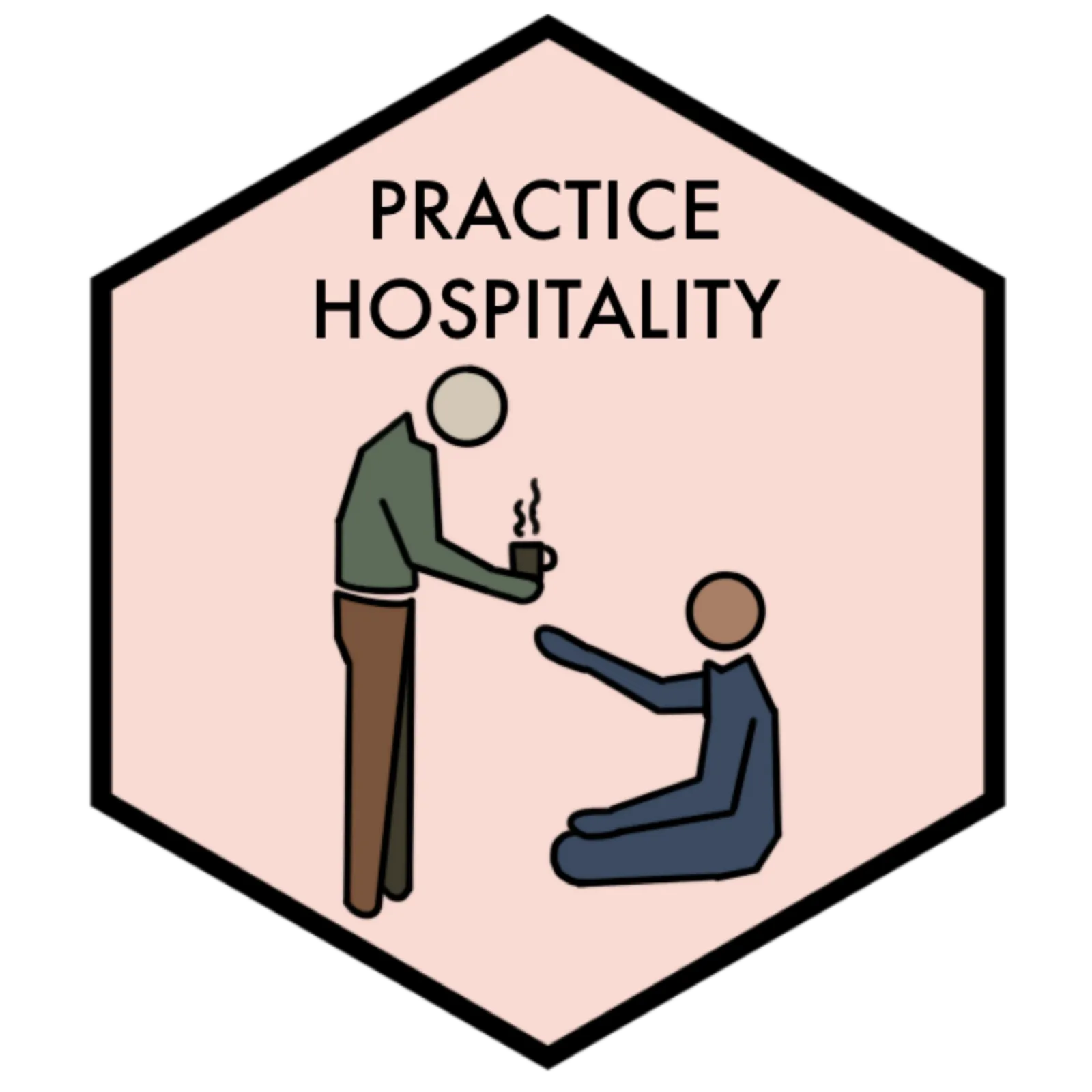 Illustration by Mikayla: Practice hospitality