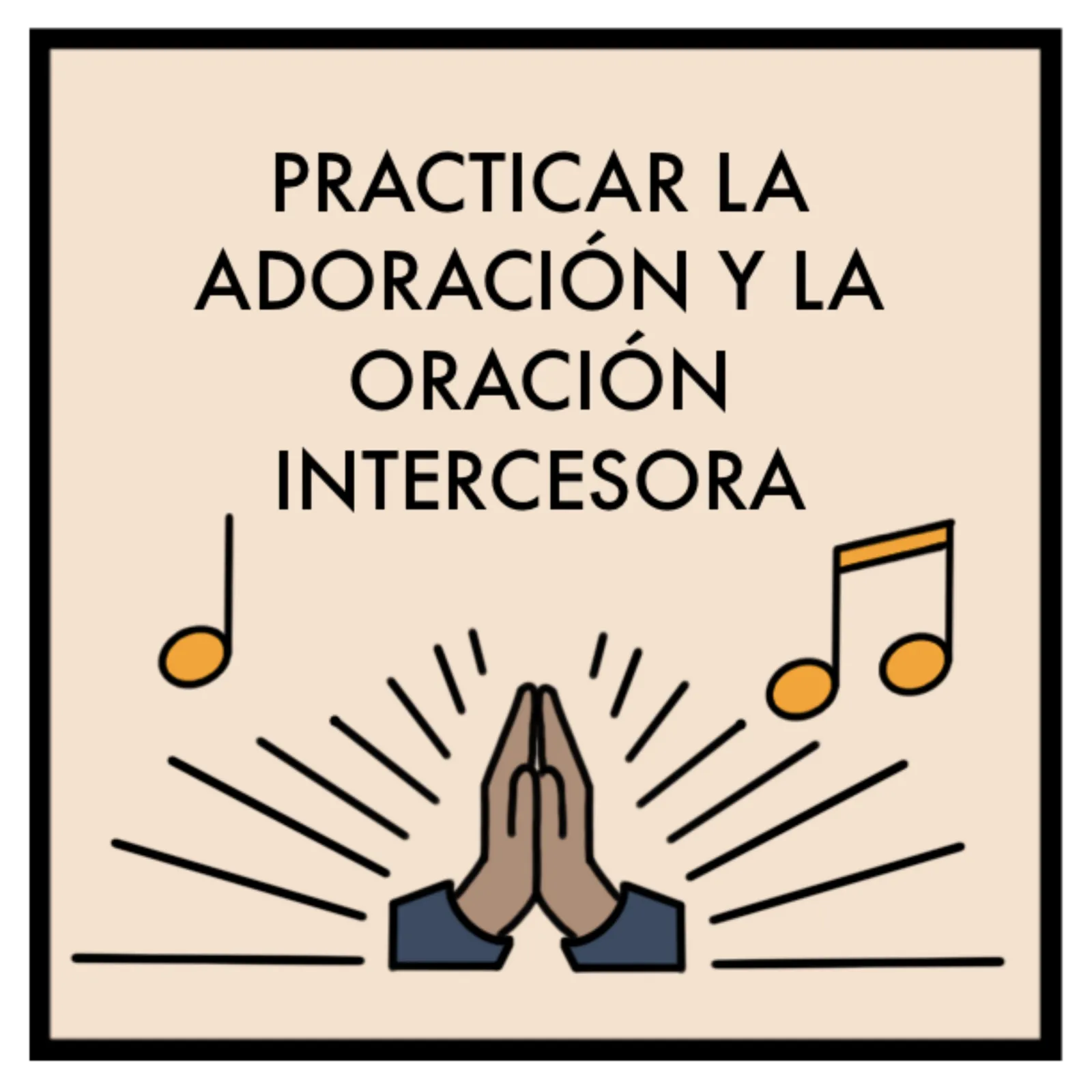 Ilustración de Mikayla: Practicar la adoración y la oración intercesora