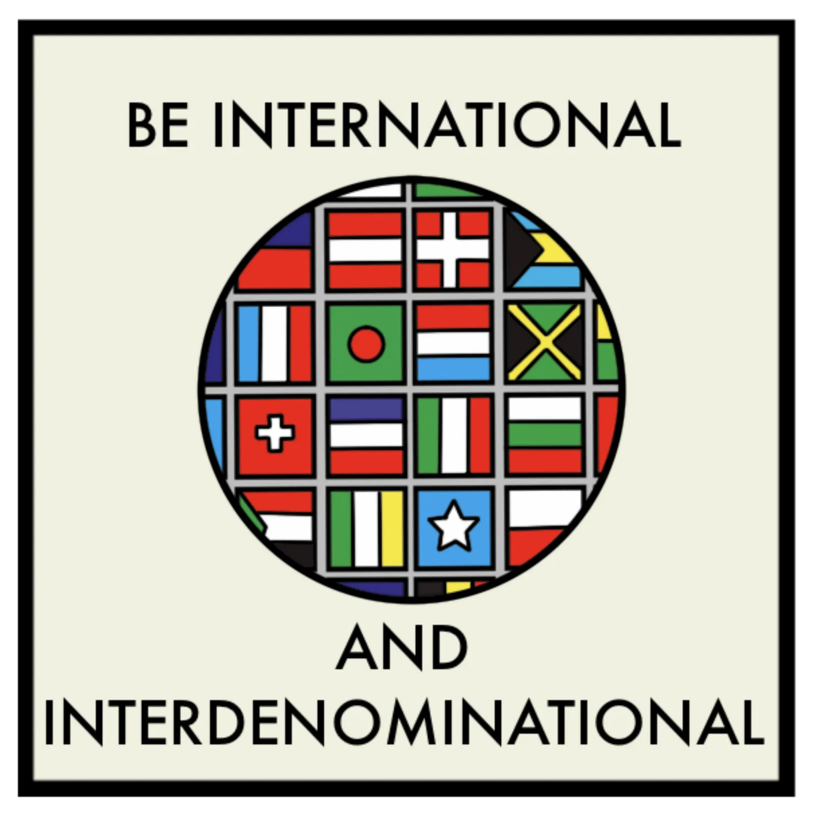 Illustration by Mikayla: Be international and interdenominational